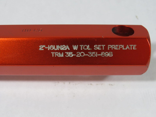 Hilco 2”-16UN-2A Setting Plug W TOL SET PREPLATE USED