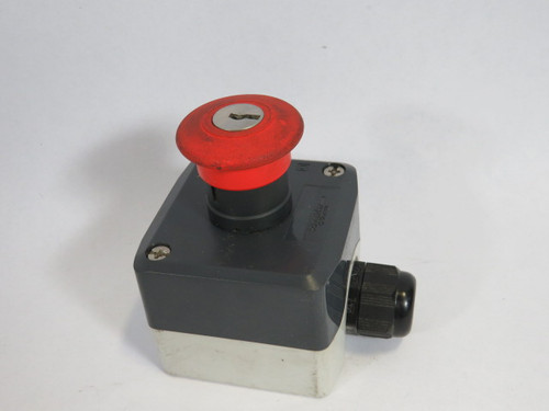 Schneider XB5AS9445 Locking Emergency Stop Unit 1N/O 1N/C