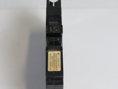 Federal Pioneer NC015 Circuit Breaker 15A 1P MISSING SCREW USED