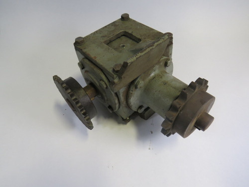Hub City 02-20-00901-165 Right Angle Gear Reducer AB Style 1/1ST Ratio USED