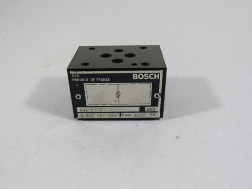 Bosch MRA-6T-2 Manifold Base 4500psi Max USED