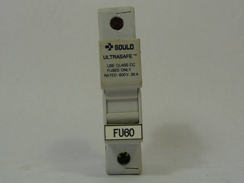 Gould Shawmut Ultrasafe Fuse Block USCC1 30A  USED