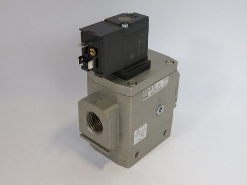 SMC AV4000-04-5DZ Pneumatic Solenoid Valve 1/2"NPT .2-1mPA 24VDC USED