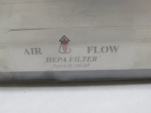 Sentry Air Systems SS-200-HF Hepa Filter  NOP
