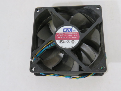 AVC DS09225R12H Case Fan 82mm 12VDC 0.41A USED