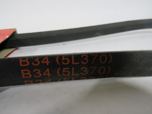 Jason B34-5L370 V-Belt 37"Long 21/32"Width 13/32"Thick ! NEW !
