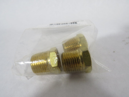 Fairview 110-CBP-TSC Brass Threaded Bushing 3/8"MPTx1/4"FPT Lot of 3 ! NWB !