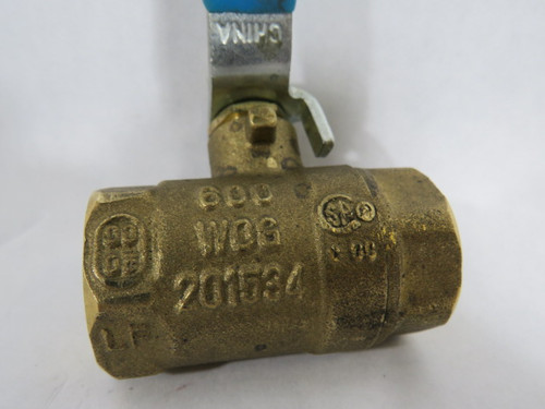 Home Plumber 1/2 Brass Ball Valve 1/2" 600 WOG USED