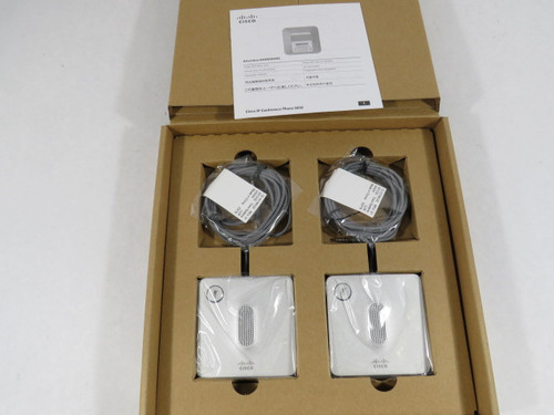 Cisco CP-8832-MIC-WIRED Silver Microphone Kit for IP Conference 2-Pack ! NEW !