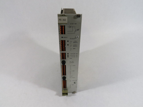 Keba PS242/E Power Supply Module Output 15V/200mA Input 24V 10A USED