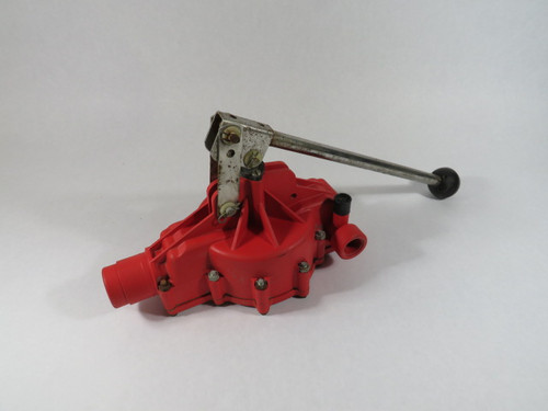 Pacer HPN-3AM Drum Pump Inlet 1" Outlet 1" Thermoplastic Body USED