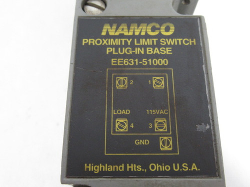 Namco EE631-51000 Proximity Limit Switch 20-230VAC/DC@.5A 1.7mA USED