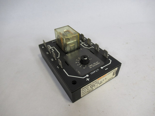 SSAC ERD1421 Solid State Timer 0.1-1Sec C/W Omron 110/120VAC Relay USED