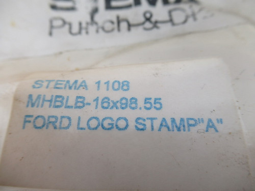 Stema 1108 FordLogoStamp-A Steel Ball Lock Punch 2-Pack ! NWB !