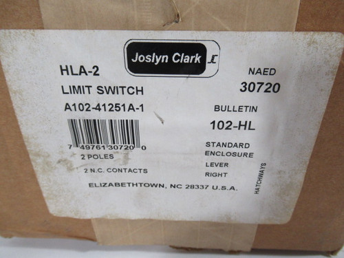 Joslyn-Clark A102-41251A-1 Right Hand Mill-Duty Limit Switch *SEALED* ! NEW !