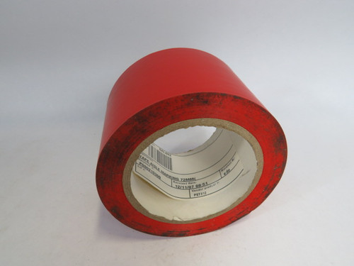 Incom PST312 Red Aisle Marking Tape 72mm Wide 108' Long SHELF WEAR NEW