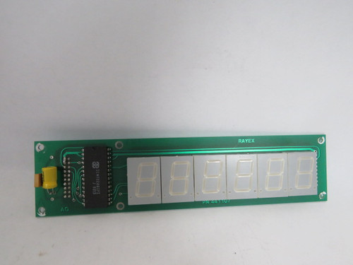 Rayex 441107 5 Digit Counter Display Board USED