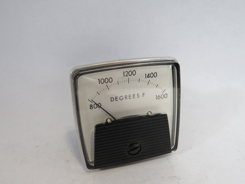 General Electric Model 152 Panel Meter 800-1600 DEG F 10VDC ! NEW !