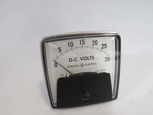 General Electric Model 152-2-1/2 Panel Meter 0-30DCV 30DCV ! NEW !