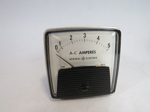 General Electric Model 152-2 Panel Meter 0-5AC Amperes 5ACA ! NEW !