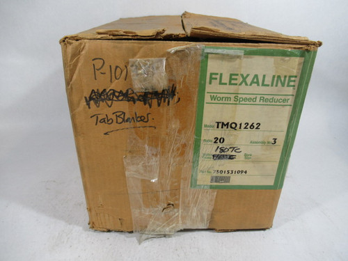 Flexaline Grove Gear Left Angle Gear Reducer 20:1 Ratio 2.392HP 140TC ! NEW !