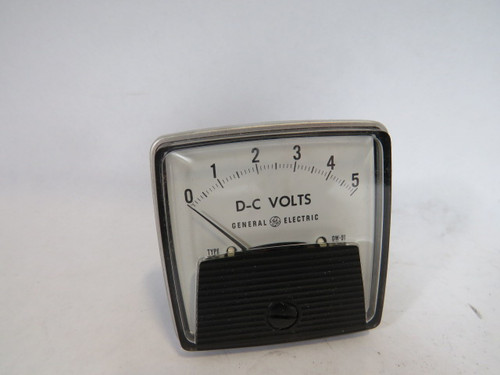 General Electric Model 152 Panel Meter 0-5 DC Volts 5DC ! NEW !