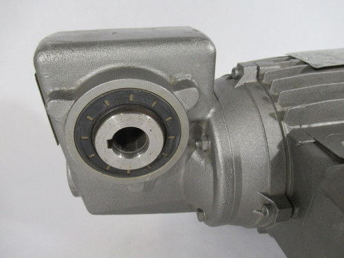 Nord 1HP 1750RPM 230/460V 80L TEFC 3Ph C/W Gear Reducer 20:1 Ratio USED