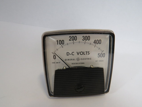 General Electric 50-152119FAZZ2 Model 152 Panel Meter 0-500DC Volts USED