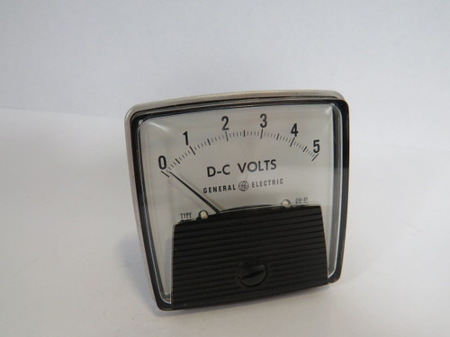 General Electric 50-152119FAZZ2 Model 152 Panel Meter 0-5DC Volts USED