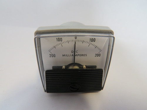 Yokogawa 250129ECZZ8 Model 250-1 Panel Meter 200-0-200DC Milliamperes USED