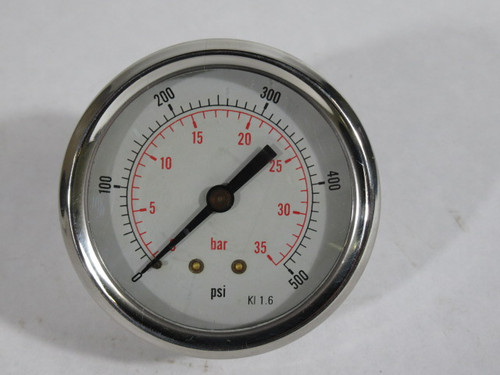 Generic MPG-1P-500-DN Pressure Gauge 0-500psi 1/4"NPT ! NEW !