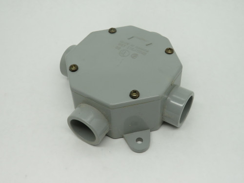 Scepter OB15/10 PVC Octagonal Box 3/4" Hub 4x 1-1/2" SHELF WEAR NOP