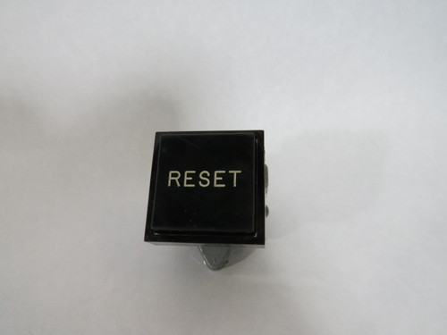 Cutler-Hammer E30AA 30.5mm Square Momentary Push Button 1N/O *RESET* USED