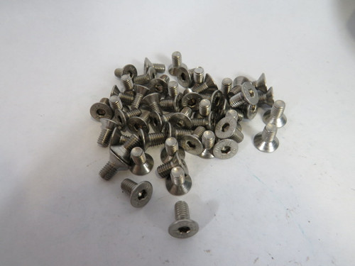 Spaenaur 373-212 SS Flat Head Hex Cap Screw M6x1.0Px12mm Lot of 50 ! NEW !