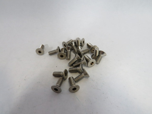 Spaenaur 373-213 SS Flat Head Hex Socket Screw M6x1.0Px16mm 20-Pack ! NEW !