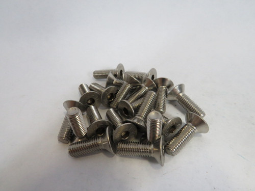 Spaenaur 373-219 SS Flat Hex Socket Screw M8x1.25Px25mm 20-Pack ! NEW !