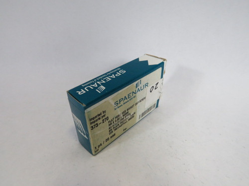 Spaenaur 373-270 SS Flat Head Hex Socket Cap Screw M5x.80x50mm 20-Pack ! NEW !