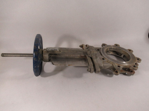 Flow Controls 8J102 Knife Gate Valve Size 6" Body: CF8M Trim: 316 USED