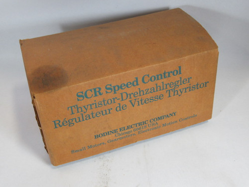 Bodine 850 SCR DC Speed Control Input: 115VAC 50/60Hz 1Ph 9A ! NEW !