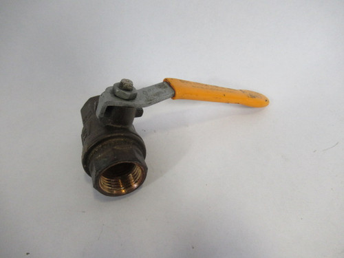 RuB Inc. S95 1/2" Brass Ball Valve 400WP/600CWP USED