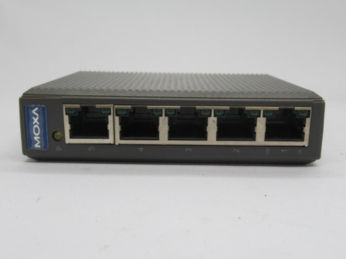 Moxa EDS-205 Rev. 2.1 5-Port Unmanaged Ethernet Switch USED