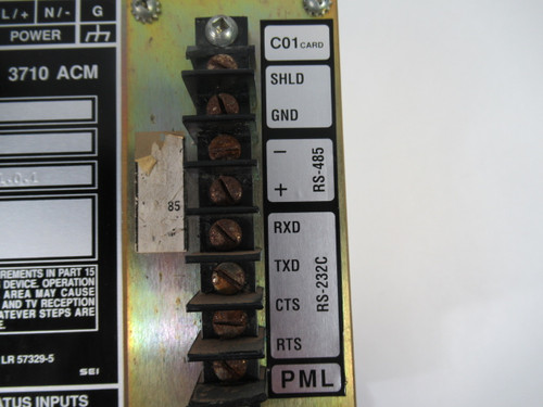 Power Measurement 3710-ACM Power Operator Control *Rust on Terminals* USED