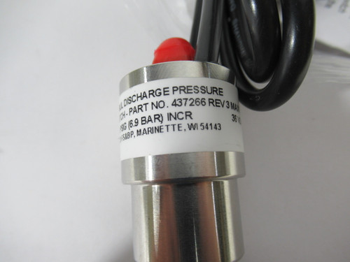 Tyco 437266 Ansul Discharge Pressure Switch 100PSIG 6A 36VDC ! NWB !