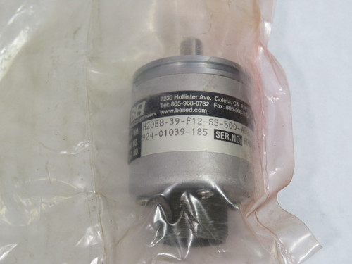 BEI H20EB-39-F12-SS-500-ABZC-5V-V-EM18 Heavy Duty Incremental Encoder ! NWB !