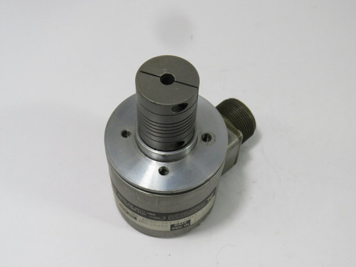 BEI Optical Rotary Encoder 10,000PPR 5-28VDC C/W Coupling USED