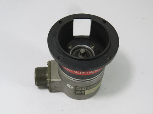 BEI Optical Rotary Encoder 3/8" Bore 2048PPR 5-15VDC USED