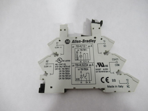 Allen-Bradley 700-HN183 Series A Terminal Block Relay Socket 6A@250V USED