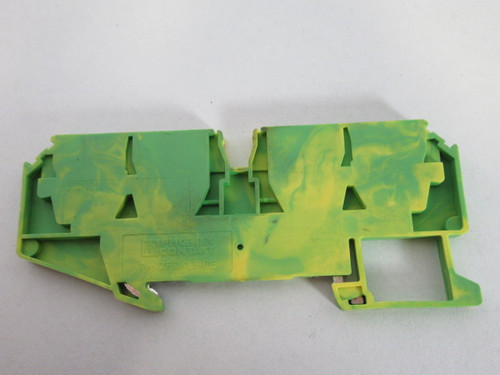 Phoenix Contact ZFDK1.5-PE Green/Yellow Terminal Block USED