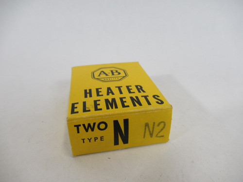 Allen-Bradley NN2 Ceramic Thermal Overload Heater Element .27A 2-Pack ! NEW !