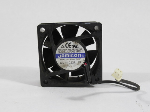 Jamicon JF0625B1H Brushless Rotary DC Fan 12V 0.23A USED